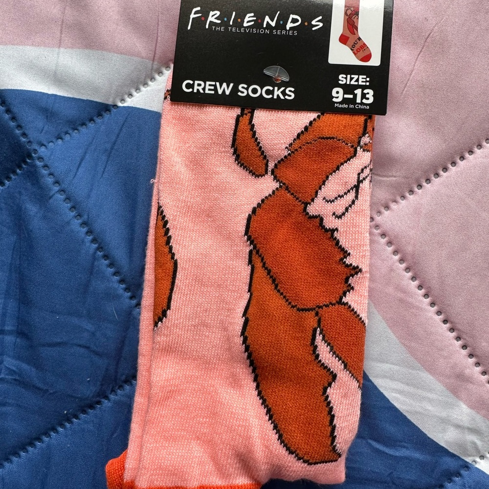 FRIENDS You’re My Lobster Crew Socks